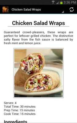 Easy & Healthy Chicken Recipes android App screenshot 2